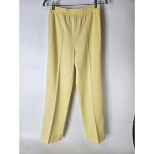 GIVENCHY Vintage Yellow High Waisted Trouser Pants Slacks Size 10 Pull On